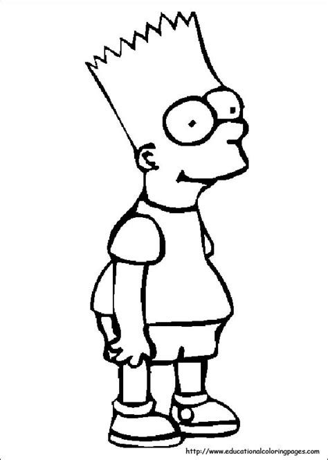 Bart Simpson Coloring Pages At Free Printable Colorings Pages To Print And Color