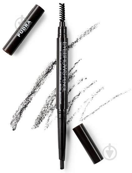 ᐉ Карандаш для бровей Pudra Cosmetics автоматический 03 Black Brown 2 г ...