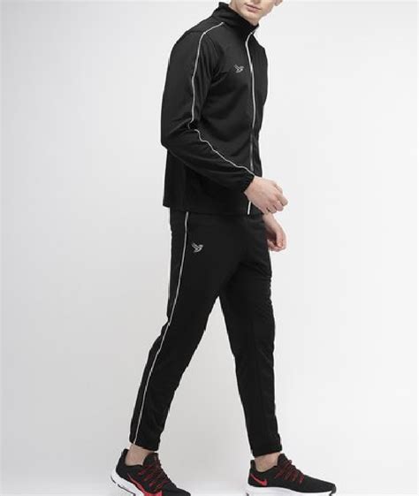 Black Polyester Men Tracksuit Size Medium At Rs 450 Set In Jaipur