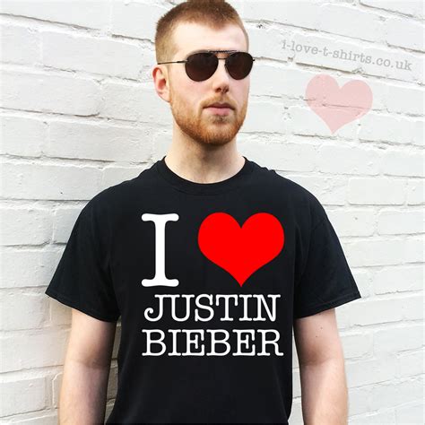 I Love Justin Bieber T Shirt I Love T Shirts