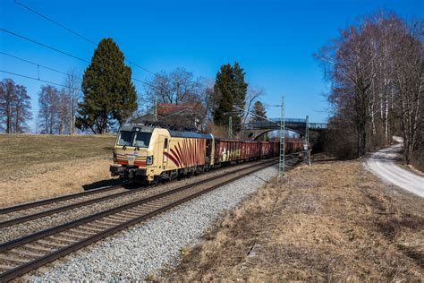 LM 193 777 Übersee Mit einem Stahlzug fuhr 193 777 nac Markus