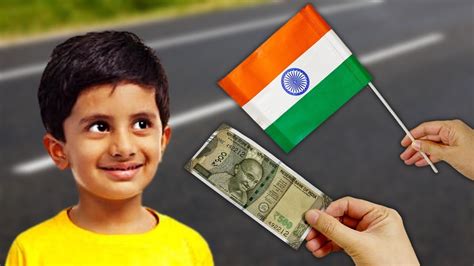 Indian Flag Vs Money Social Experiment India Youtube