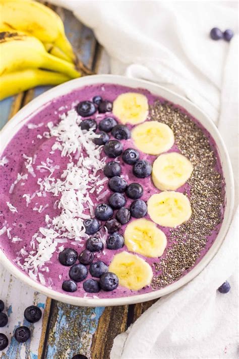 Blueberry Smoothie Bowl Recipe By Blackberry Babe