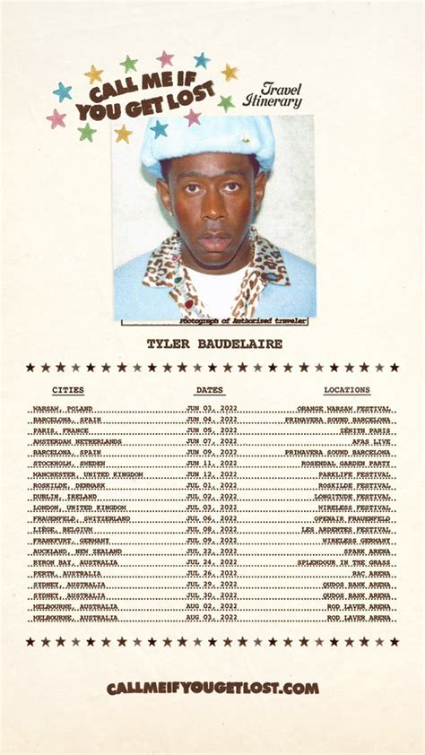 Tyler The Creator 2022 Tour