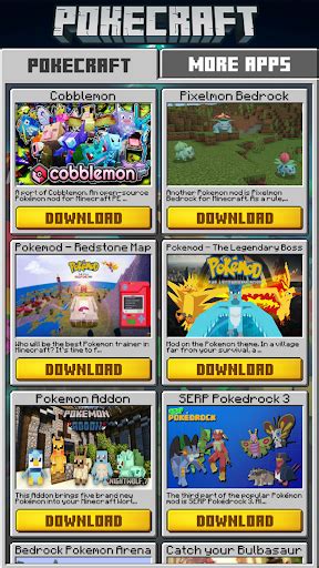 Pokemon Mods For Minecraft Pe For Pc Mac Windows Free