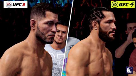 EA Sports UFC 4 Graphics Comparison YouTube