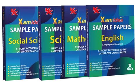 Xam Idea Sample Papers Simplified Bundle Set Of Books Science