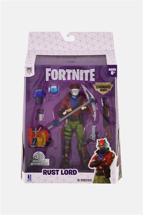 Buy Jazwares Fortnite Legendary Series 6in Figure Pack Rust Lord Purple