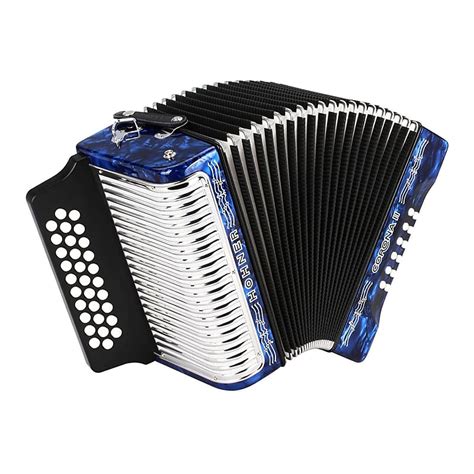 Hohner 3500gbl Corona Ii Diatonic Accordion Gcf Keys Pearl Reverb