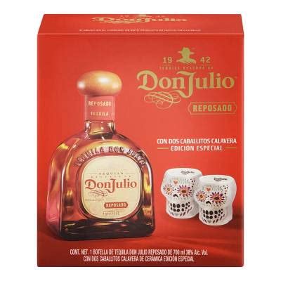 Tequila Don Julio Reposado 700 Ml 2 Caballitos Calavera Walmart