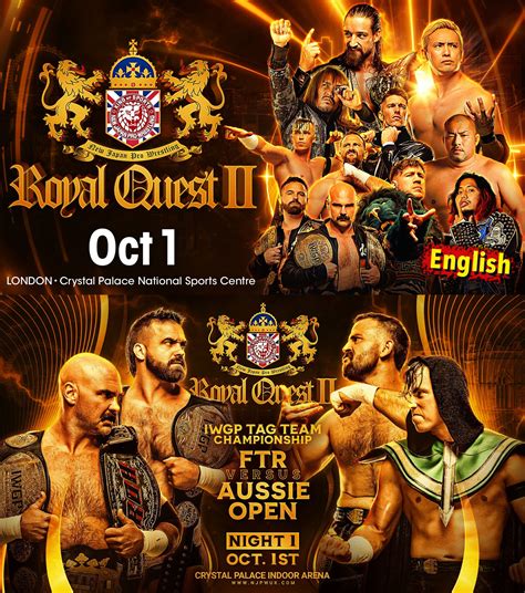 Njpwworld On Twitter Oct 1 Oct 2 RoyalQuest II Are Now Available