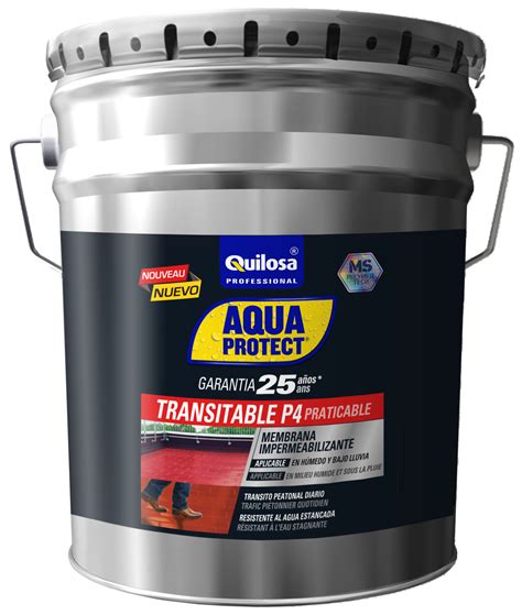 Pintura Impermeabilizante AQUAPROTECT P4 Transitable 5KG Terracota