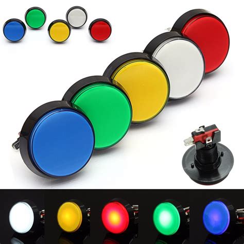 Arcade Knop Kleuren Led Licht Lamp Mm Mm G Grandado