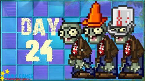 Plants Vs Zombies 2 Neon Mixtape Tour Day 24 8 Bit Zombies No