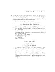 Hw Sols Pdf Stat Homework Solutions Consider The