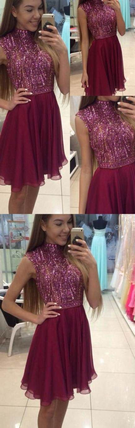 Dress Prom Maroon Sparkle 70 Super Ideas Maroon Homecoming Dress