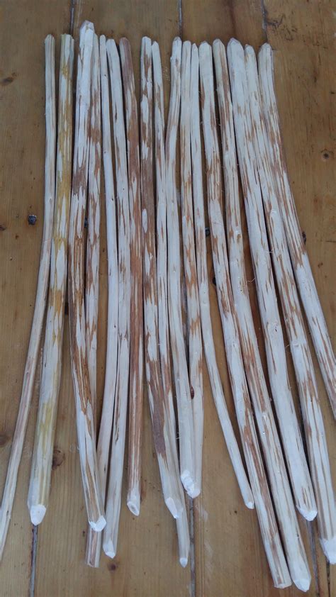 Mixed Set No 6 Of Natural Wood Branches For Macrame 5 Types Of