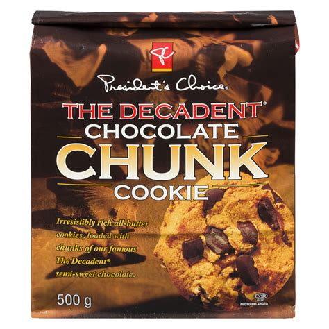 The Decadent Chocolate Chip Cookie President S Choice Tasse Snack