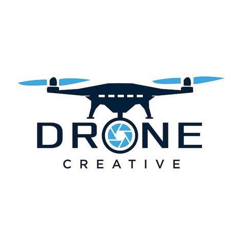 Premium Vector Drone Logo Design Template Vector Aerial