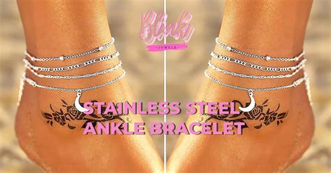 Stainless Steel Ankle Bracelet Blink Juwele