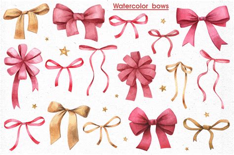 Ribbons Banners And Bows Set