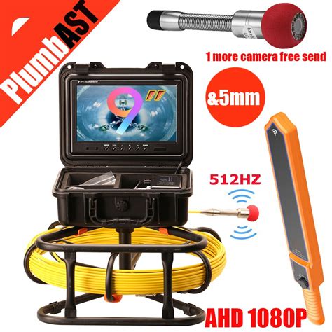 Ahd 1080p 512hz Sonde Locator Auto Self Leveling Pipe Sewer Drain