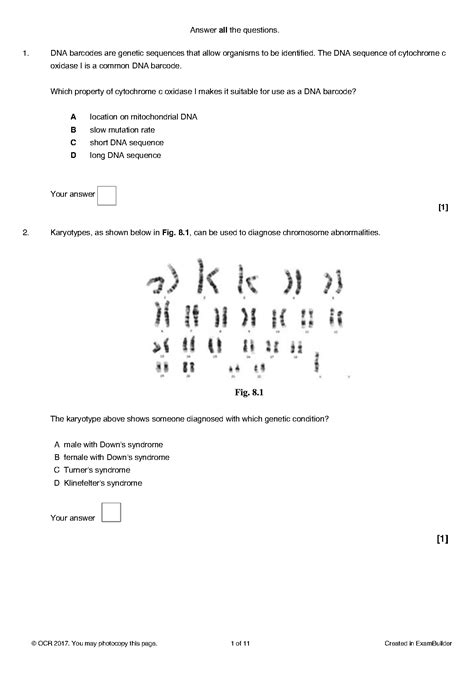 Genetics Final Exam Questions And Answers Solved Practice Ge