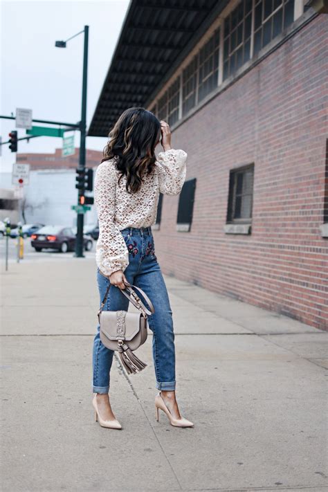 Dressy Jeans Outfit With Heels Jeans Outfit Spring Mom Jeans Outfit