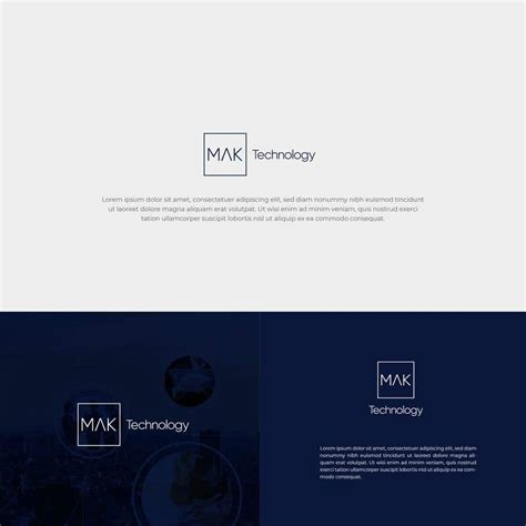 Entry 1591 By Asadhanif86 For Mak Technology Design Logo And Company