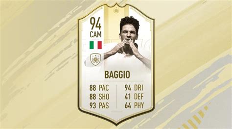 Rilasciato Roberto Baggio ICON Prime Moments Sfida Creazione Rosa