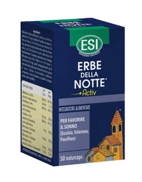 Erbe Della Notte Activ Di Esi Capsule