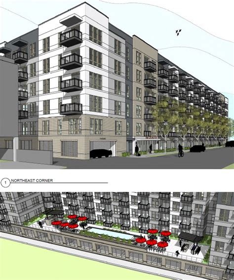 Six Story Apartment Building Planned Beside Willow Lawn On City County