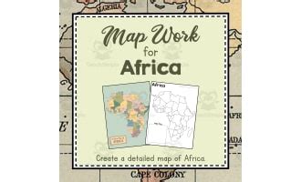 Map Work Of Asia Continent Of Asia Unit Study Geography Bundle By