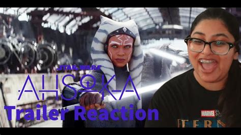 Star Wars Ahsoka Teaser Trailer Reaction Rosario Dawson Youtube