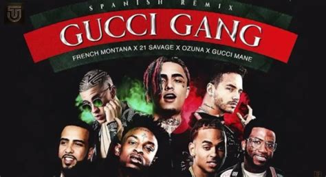 Gucci Gang Gucci Gang Gucci Gang Gucci Mane And Also Three 6 Mafia