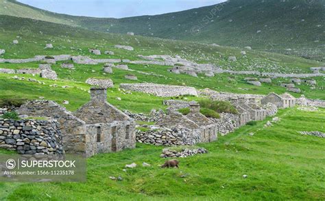 The Islands Of St Kilda Archipelago In Scotland Island Of Hirta With