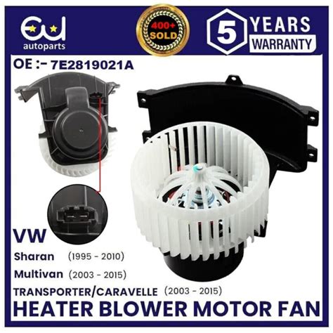 Heater Blower Motor Fan For Vw Multivan Transporter California T T