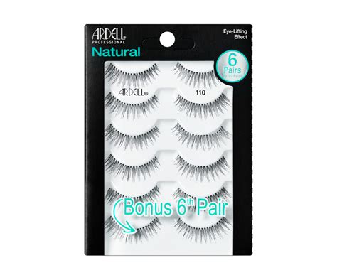 Natural multi emballage de faux cils 110 noir 5 unités Ardell