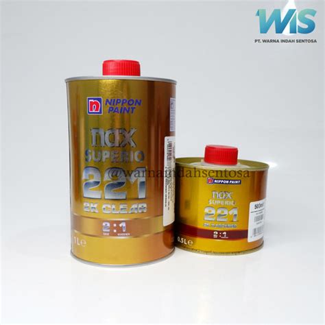 Jual Nippon Paint Nax Superio 221 2k Clear 1 5 Ltrset Jakarta Barat