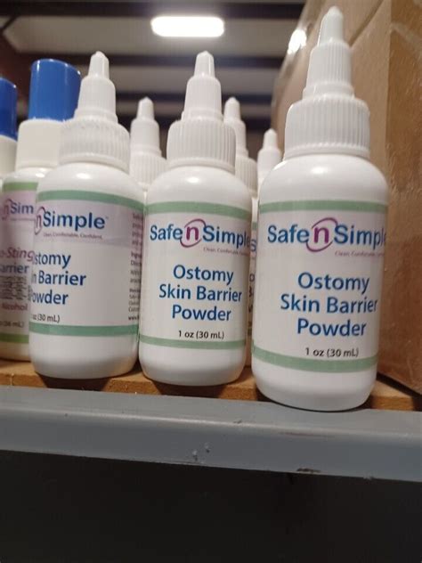 Safe N Simple Ostomy Skin Barrier Powder 1 Oz 30ml Bottles Ebay