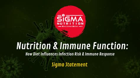 Nutrition And Immune Function Sigma Nutrition