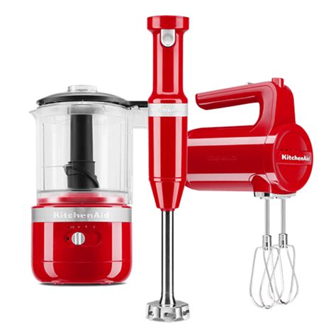 FRULLATORE AD IMMERSIONE SENZA FILI Rosso Imperiale KitchenAid IT