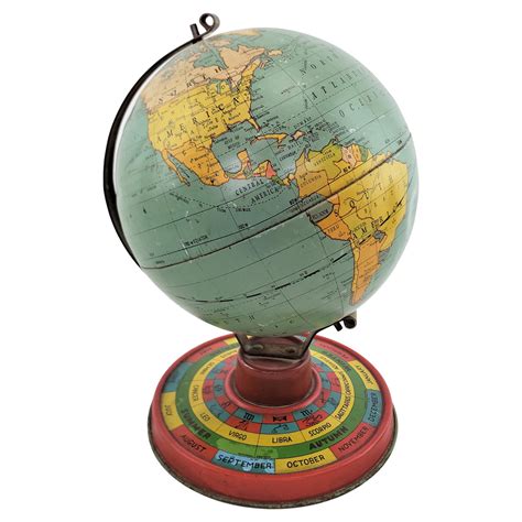 Art Deco Desk Globe At 1stdibs