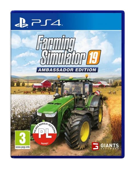 Gra PS4 Symulator Farmy Farming Simulator 19 Ambassador Edition