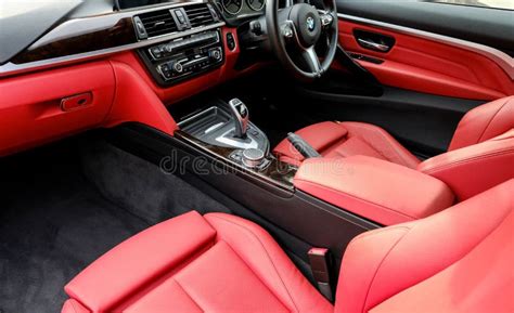 Interior View of Powerful, German-made Two Seater Sports Car. Editorial ...