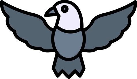 Pigeon Vector Icon 20348389 Vector Art At Vecteezy