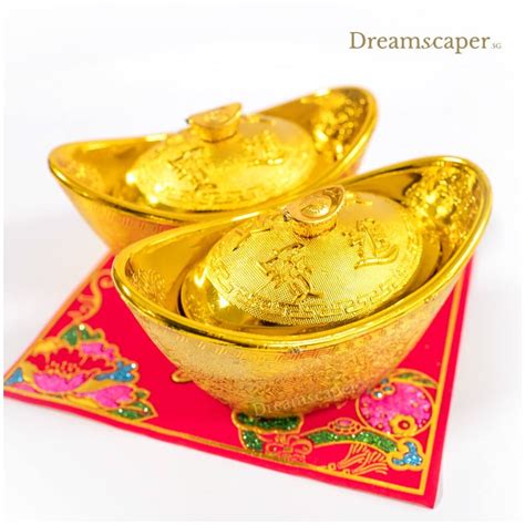 Cny Gold Ingots Festive Theme Rental Singapore Dreamscaper Sg