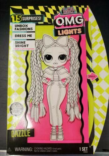 Lol Surprise Omg Lights Dazzle Fashion Doll With 15 Surprises New