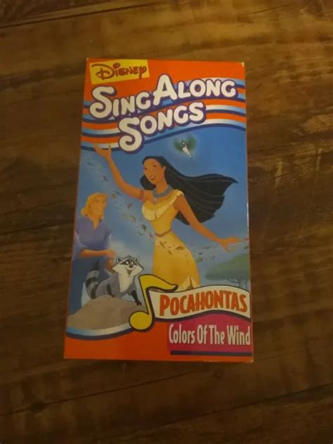 Disney Singt Mit Songs Pocahontas Farben Des Windes Vhs Video Band