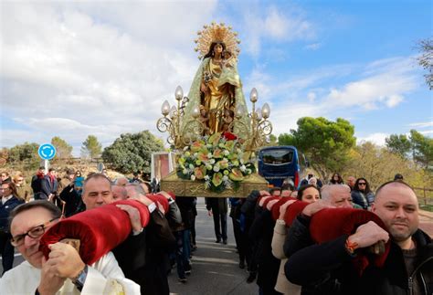 La imagen peregrina de la Virgen de los Desamparados visitó el